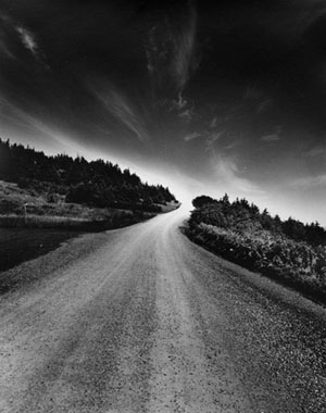 Dale M. Reid Photography - Road to the Sky. Cape George Point, Nova Scotia, 2005. Edition Size 10. Image Size 16x20. Framed Size 25x29.